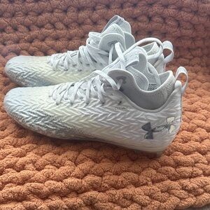Under Armour White Football Cleats